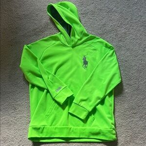 Polo by Ralph Lauren Boys Neon Green Hoodie